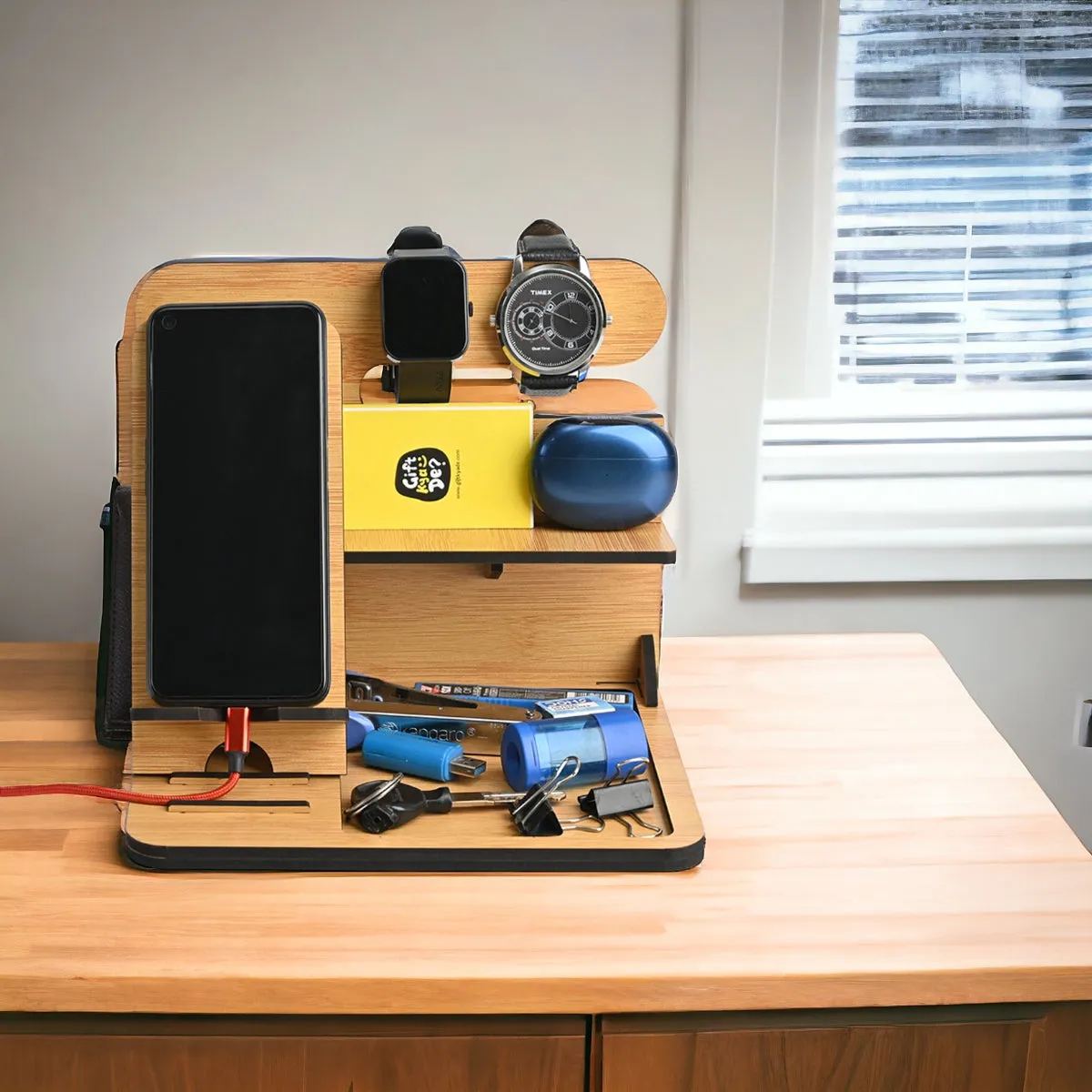6 in 1 Desk Organizer & Docking Station | Desk Essential