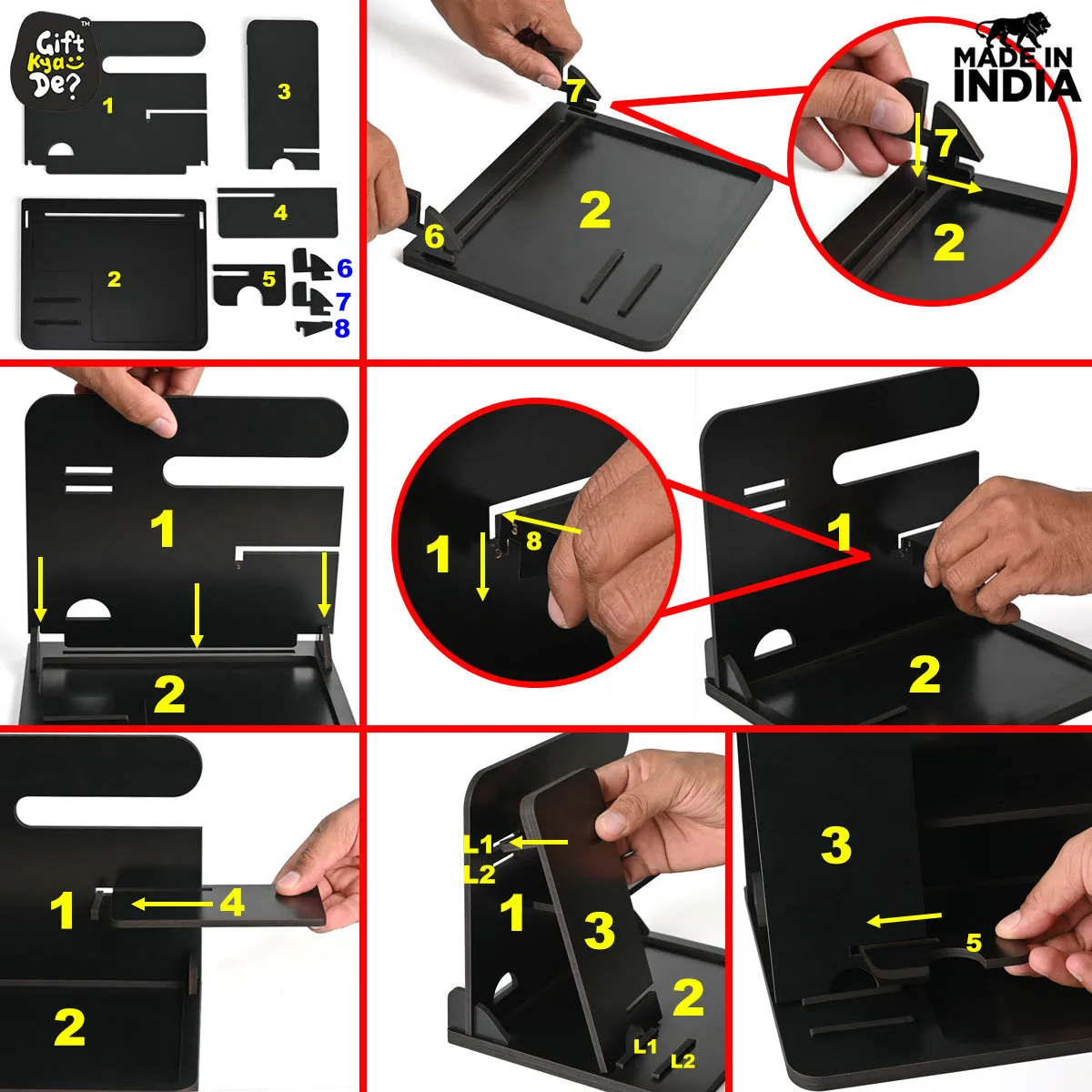 6 in 1 Desk Organizer & Docking Station | Desk Essential