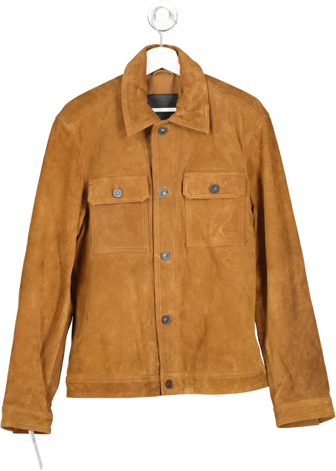 AllSaints Brown Suede Jacket UK XS