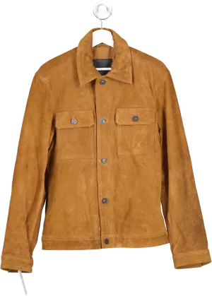 AllSaints Brown Suede Jacket UK XS