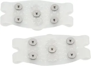 AntiS Crampon Traction Cleats with 5 Spikes for Snow Hiking and Climbing - Universal Fit on Sports Shoes and Boots for Enhanced Mobility and Safety