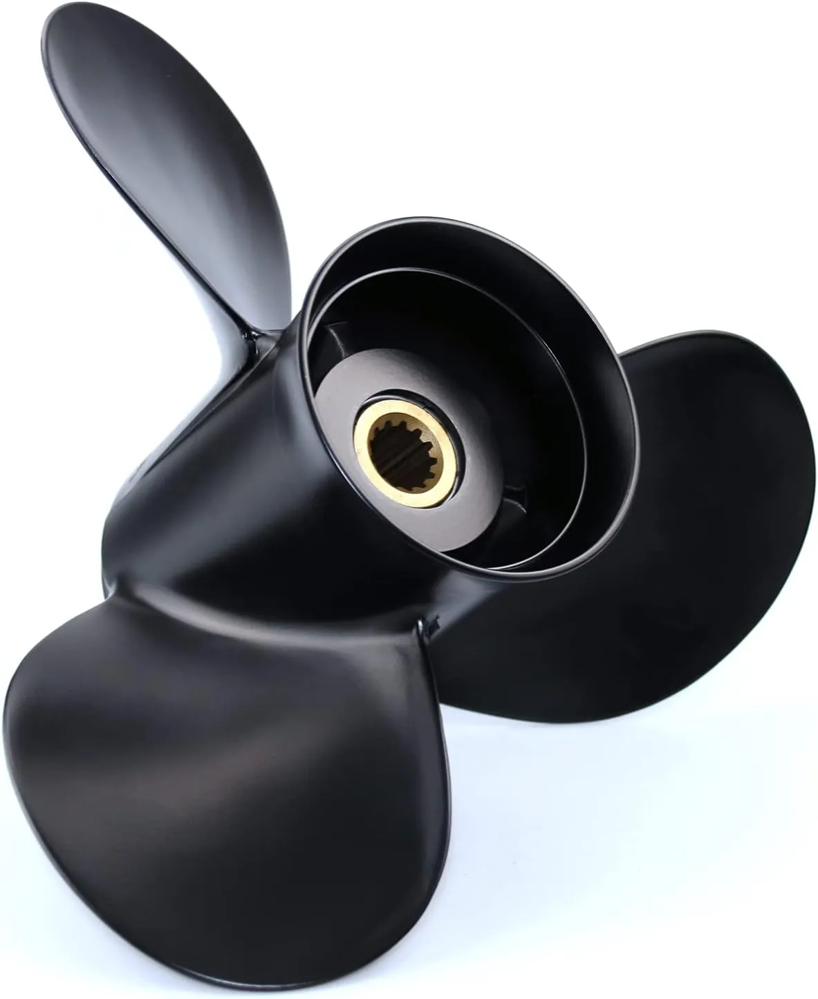 CAPTAIN Boat Propeller fit Johnson Evinrude 40-140 HP Engines, 13 Spline Tooth Outboard Prop, RH, Aluminum, OEM Propellers for 50 60 E-TEC 65 70 75 85 88 90 100 110 112 115 120 125 135 HP