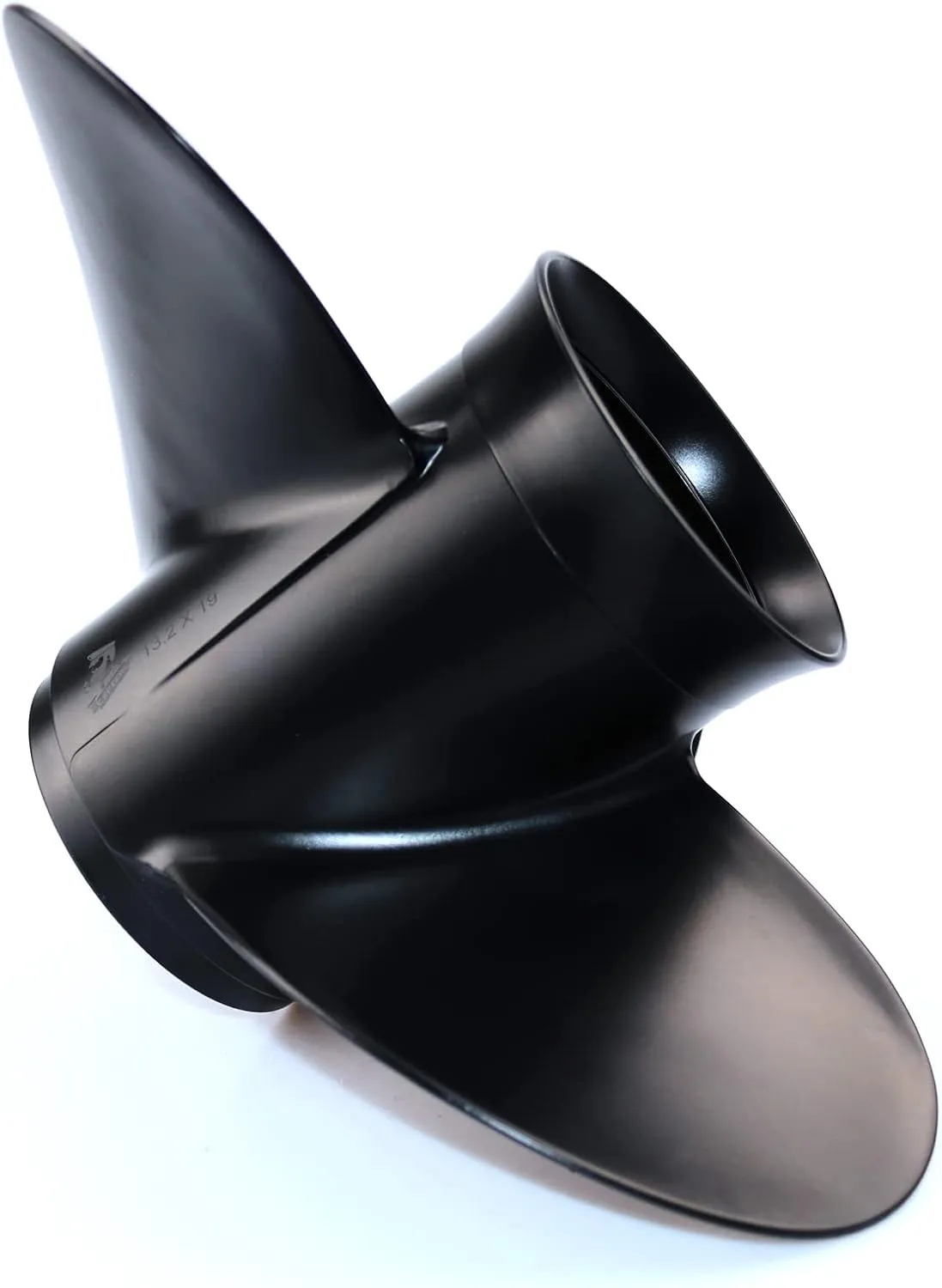 CAPTAIN Boat Propeller fit Johnson Evinrude 40-140 HP Engines, 13 Spline Tooth Outboard Prop, RH, Aluminum, OEM Propellers for 50 60 E-TEC 65 70 75 85 88 90 100 110 112 115 120 125 135 HP