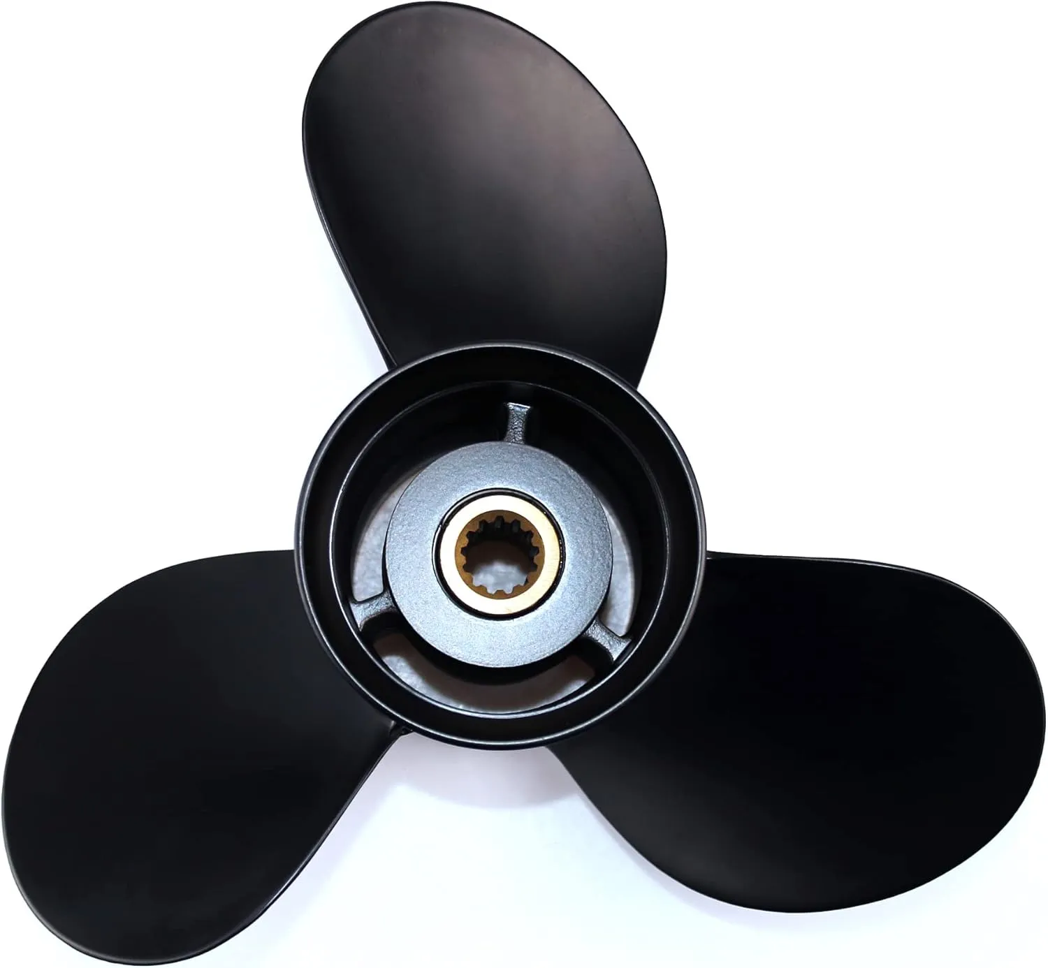CAPTAIN Boat Propeller fit Johnson Evinrude 40-140 HP Engines, 13 Spline Tooth Outboard Prop, RH, Aluminum, OEM Propellers for 50 60 E-TEC 65 70 75 85 88 90 100 110 112 115 120 125 135 HP