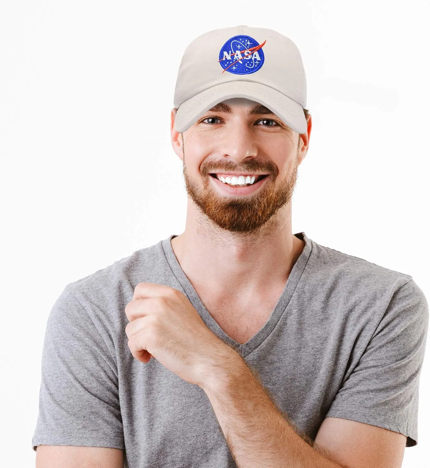 DALIX NASA Embroidered Mens Womens Cotton Dad Hat Baseball Cap Adjustable