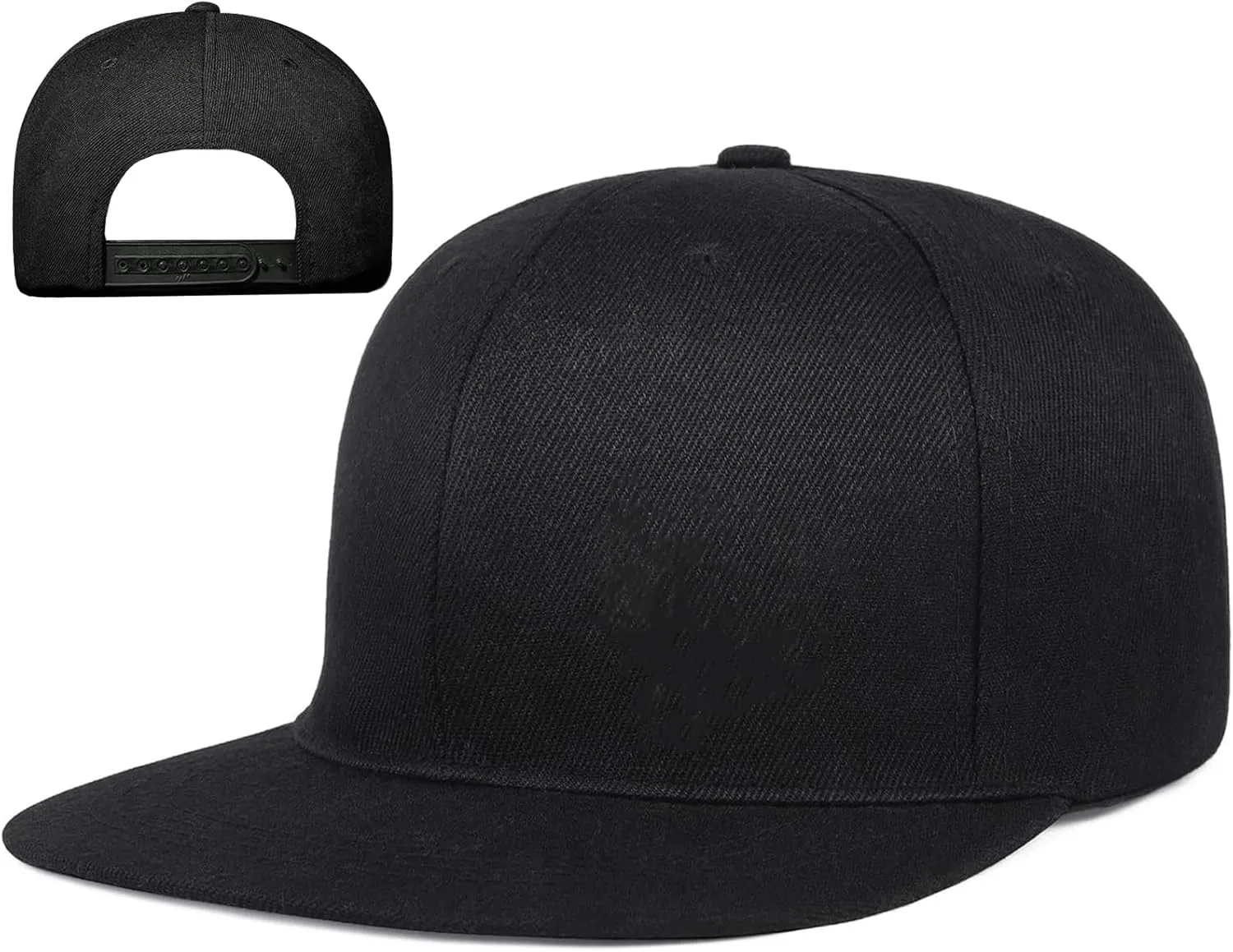 Embroidery Snapback Hats for Men Embroidered Flat Bill Brim Hats for Men