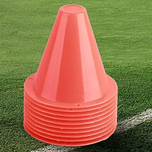 Estink Soccer Marking Cones, 10pcs PE Soccer Marking disks, Traffic Cones, Marking Cones for Children's Soccer, Soccer, Equestrian Sports, 8.5 x 8.5 cm