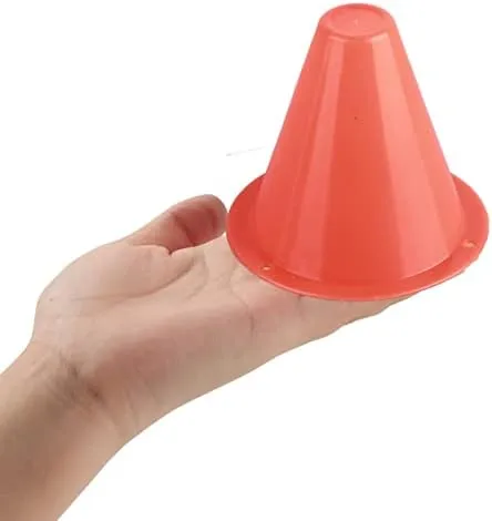 Estink Soccer Marking Cones, 10pcs PE Soccer Marking disks, Traffic Cones, Marking Cones for Children's Soccer, Soccer, Equestrian Sports, 8.5 x 8.5 cm