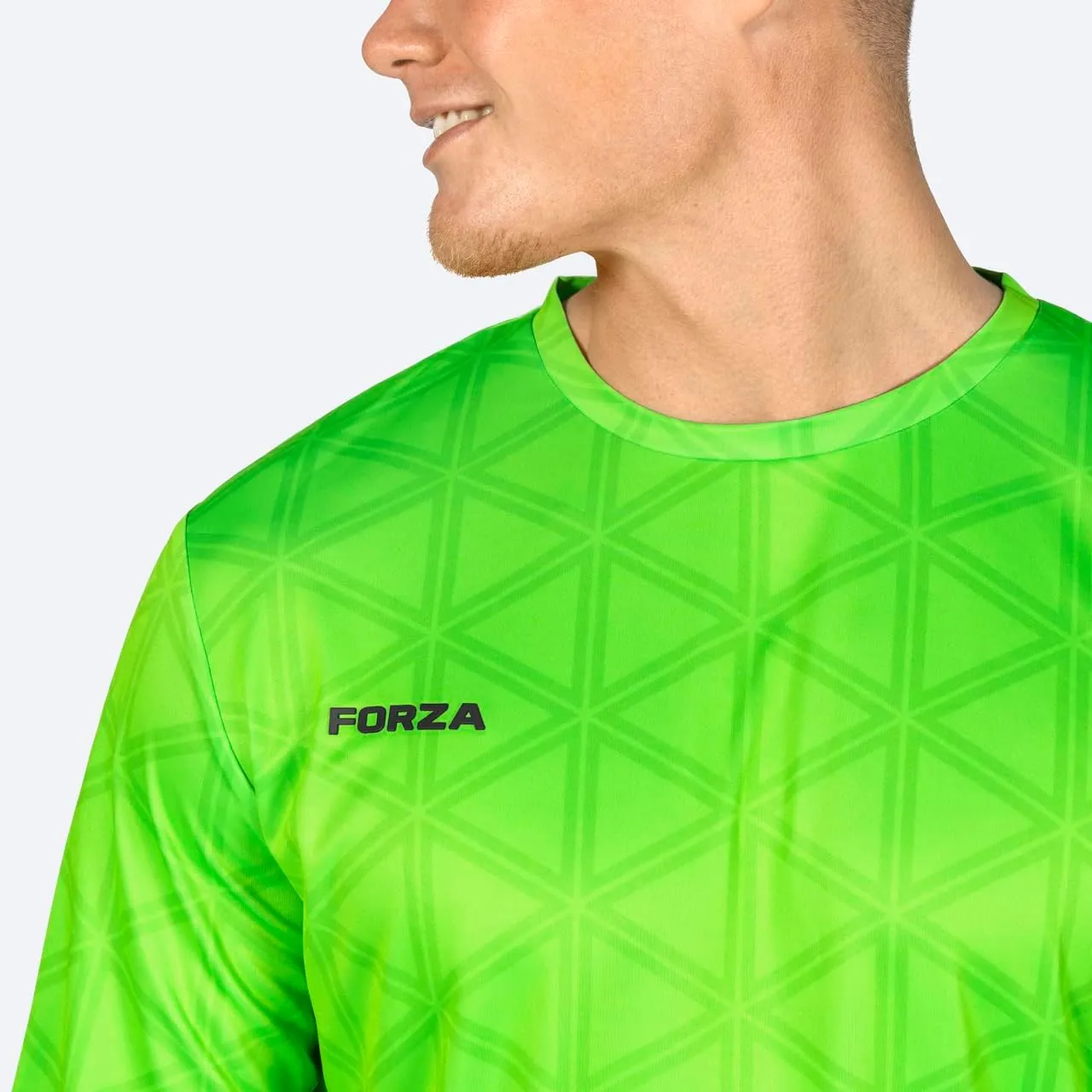 FORZA Mens Goalkeeper Jersey Shirt [XS-XXL] - Premium Long Sleeve Soccer Jerseys with Sweat-Wicking Polyester Finish