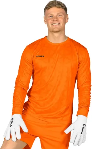 FORZA Mens Goalkeeper Jersey Shirt [XS-XXL] - Premium Long Sleeve Soccer Jerseys with Sweat-Wicking Polyester Finish