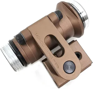Helmet Mount for Tactical Scout Flashlight M300B M300C M300V Series for ARC Helmet Rail Intergrated Flashlight Mount (Sand)