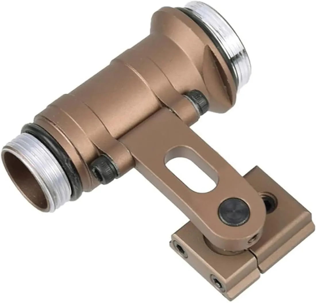 Helmet Mount for Tactical Scout Flashlight M300B M300C M300V Series for ARC Helmet Rail Intergrated Flashlight Mount (Sand)