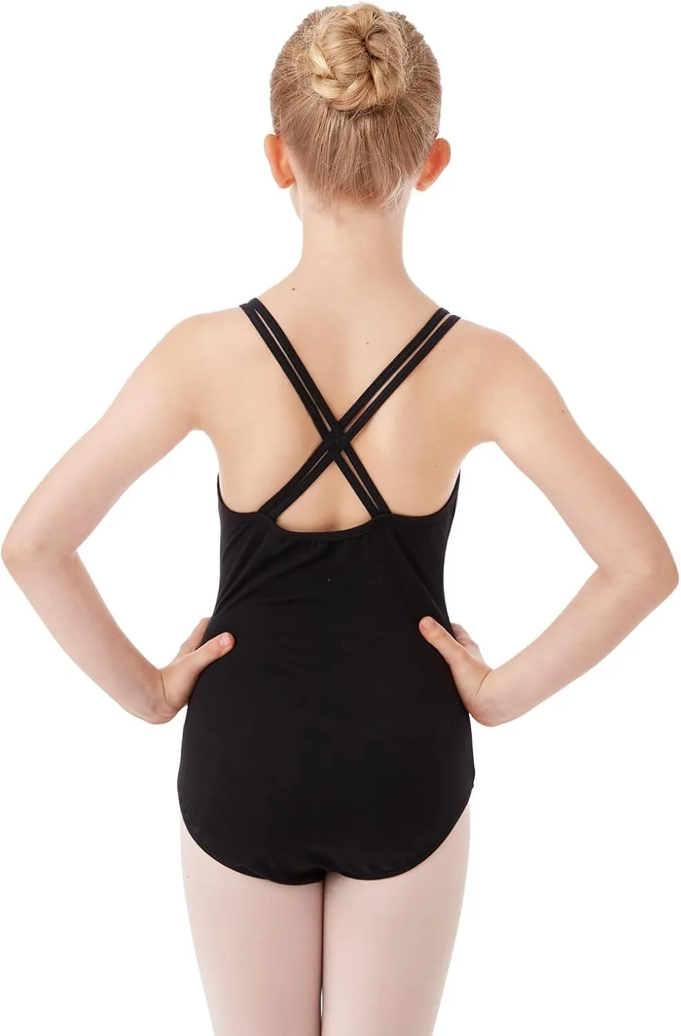 HiDance Ballet Leotards,Cotton Camisole Ballet Leotards for Girls/Toddlers/Kids,Double Strap Gymnastics and Ballet Dancewear