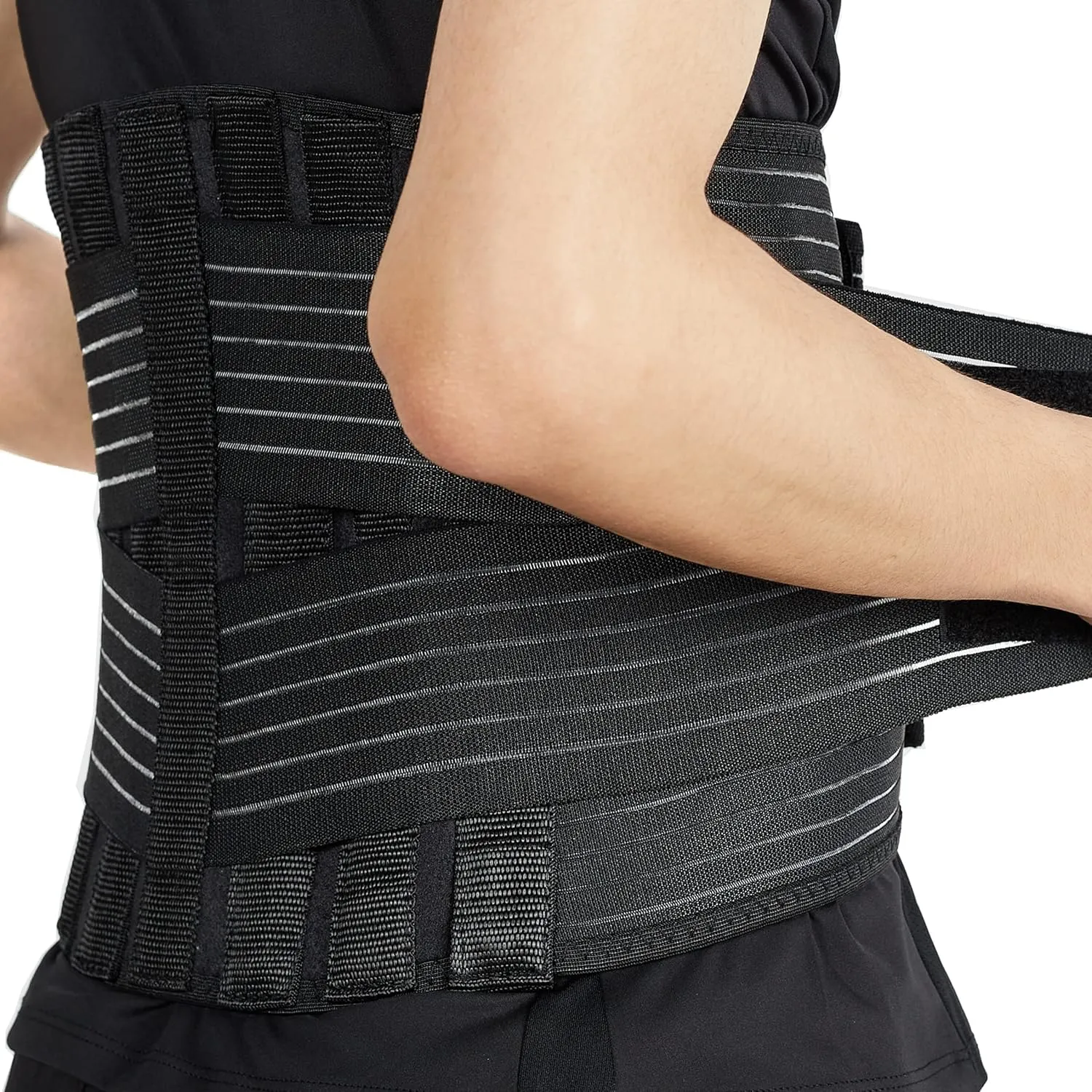 kefit Back Brace for Lower Back Pain Relief, Breathable Lower Back Brace for Sciatica, Herniated Disc, Scoliosis Back Support Brace for Men Women