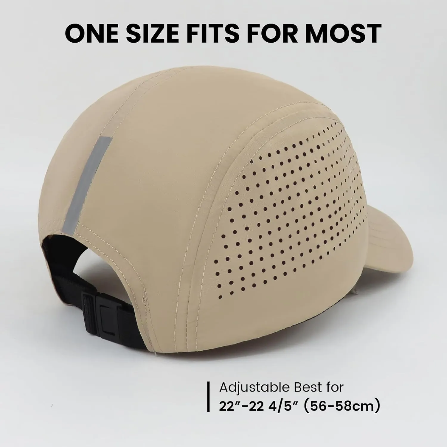 KOPHINOOR Baseball Cap Cooling Hat, Reflective Golf Running Hat for Men Women, Foldable Performance Hat for Outdoors
