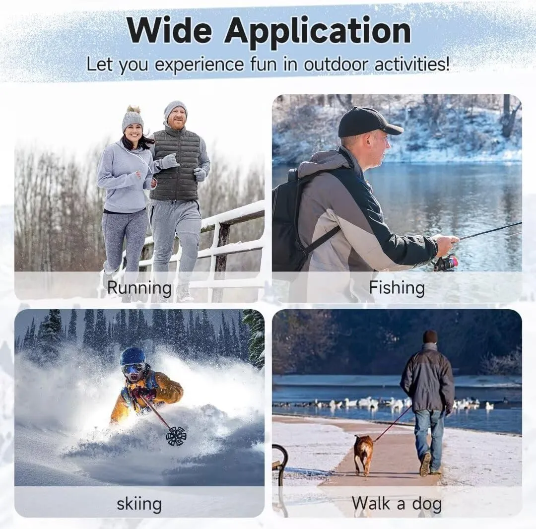 KOVNLO Heated Vest for Men with Battery Pack Included, Soft Fleece Smart Electric Lightweight Heated Jacket