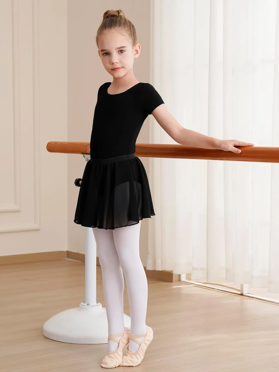 Leotards for Girls Ballet Dress Toddler Dance Leotard with Skirt Kids Gymnastics Outfits Ballet Dance Tutu Dress