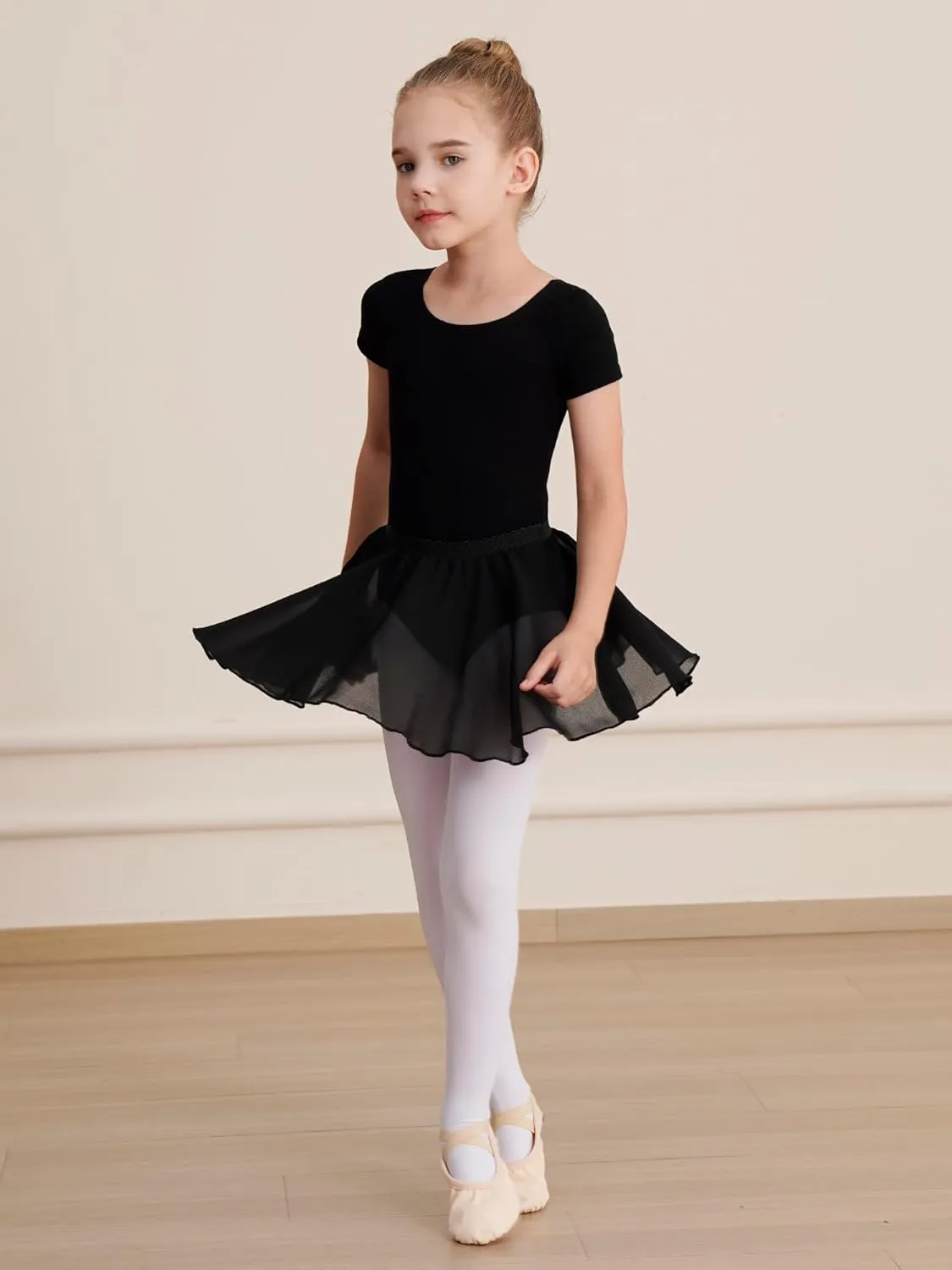Leotards for Girls Ballet Dress Toddler Dance Leotard with Skirt Kids Gymnastics Outfits Ballet Dance Tutu Dress