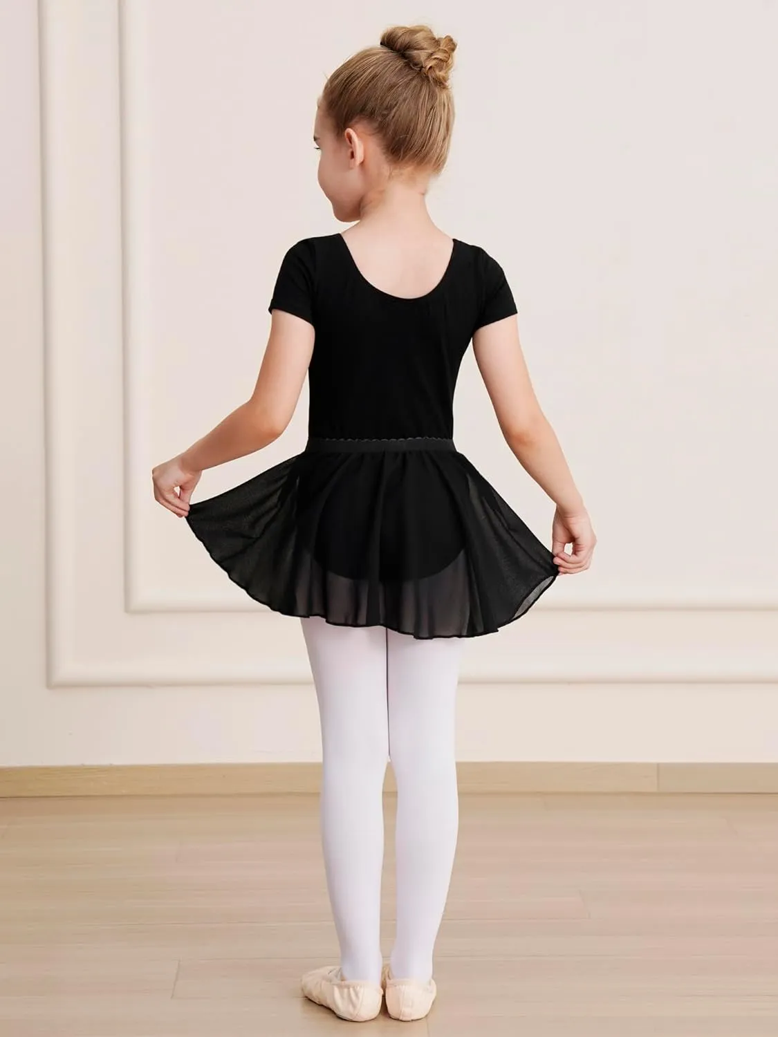 Leotards for Girls Ballet Dress Toddler Dance Leotard with Skirt Kids Gymnastics Outfits Ballet Dance Tutu Dress