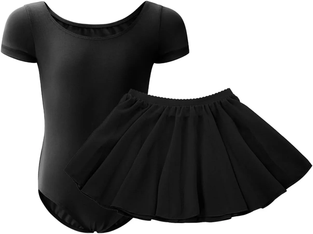 Leotards for Girls Ballet Dress Toddler Dance Leotard with Skirt Kids Gymnastics Outfits Ballet Dance Tutu Dress