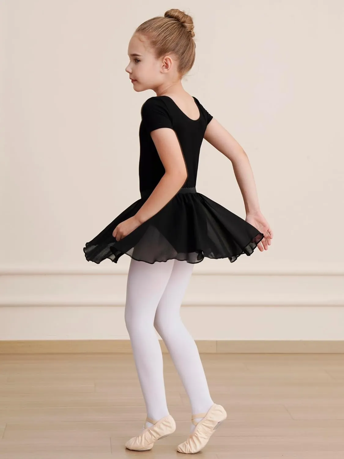 Leotards for Girls Ballet Dress Toddler Dance Leotard with Skirt Kids Gymnastics Outfits Ballet Dance Tutu Dress