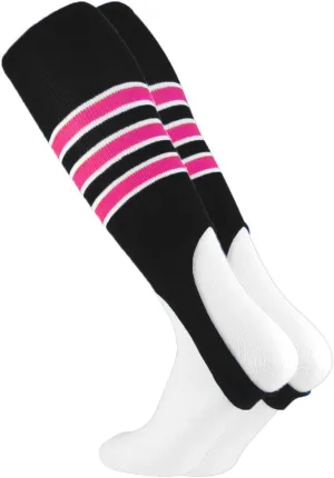MadSportsStuff Baseball Stirrups Softball Stirrups with Stripes for Boys Girls Men Women Pattern B 3 Stripe