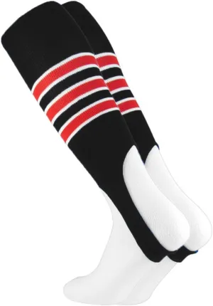 MadSportsStuff Baseball Stirrups Softball Stirrups with Stripes for Boys Girls Men Women Pattern B 3 Stripe