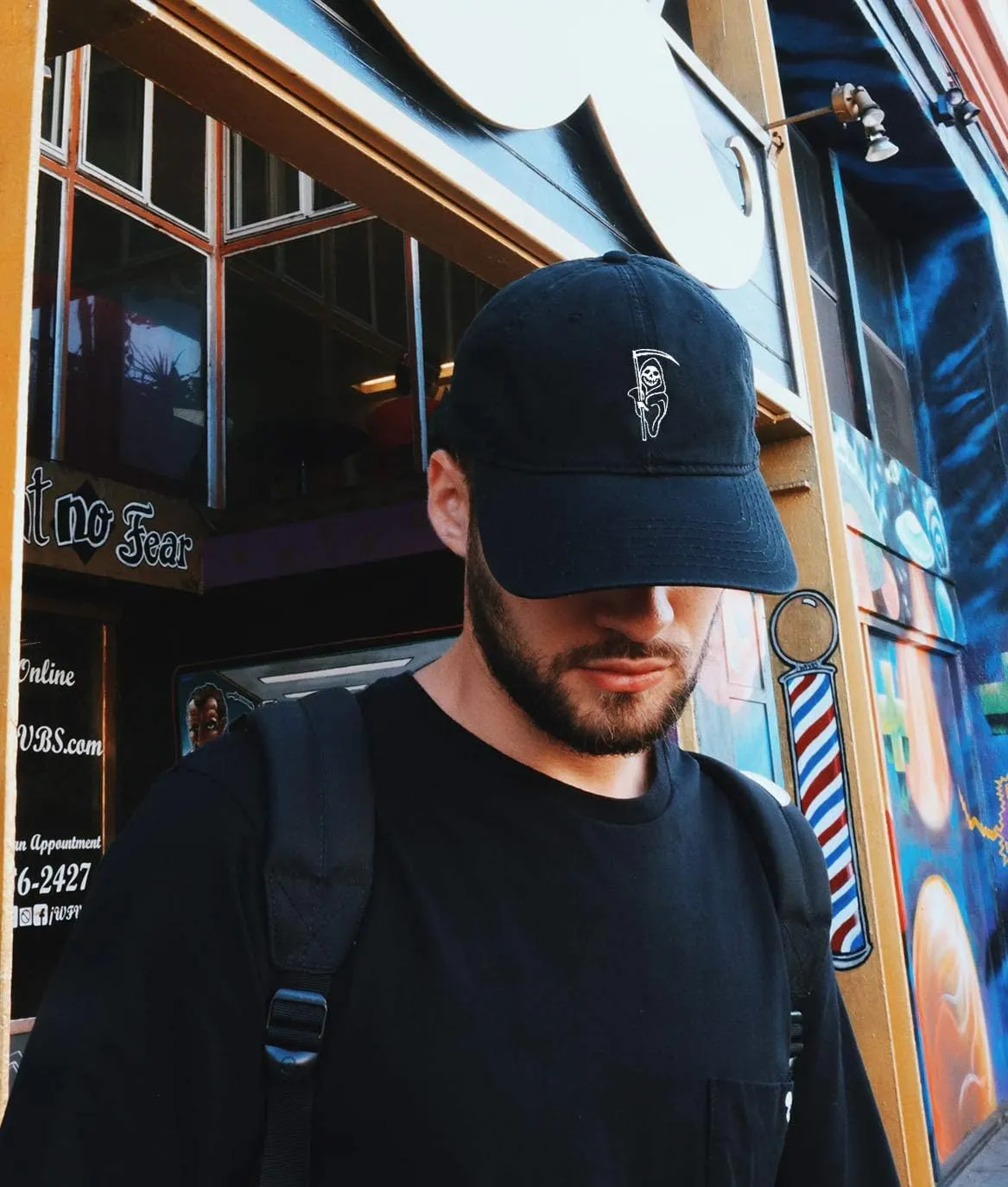 Riot Society Mens Embroidered Adjustable Dad Hat
