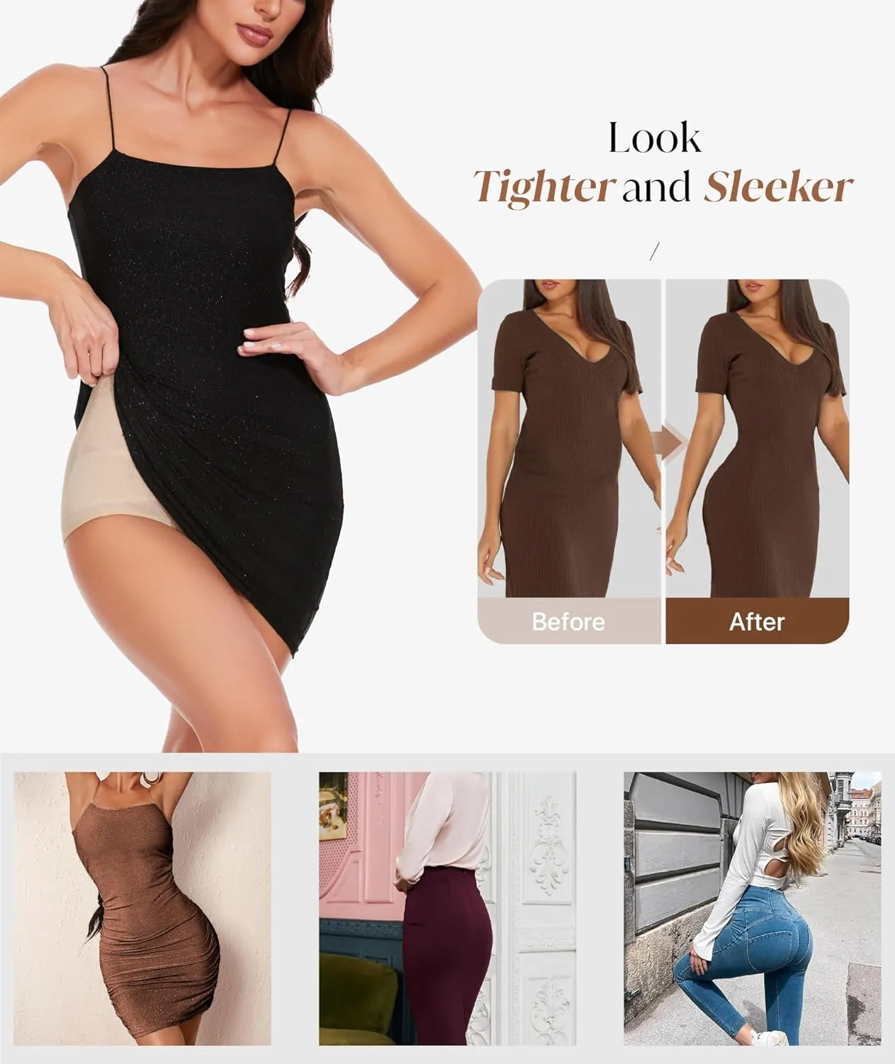 Tummy Control Shapewear Panties for Women-High Waisted Body Shaper Underwear Seamless Shapewear Panty Girdle