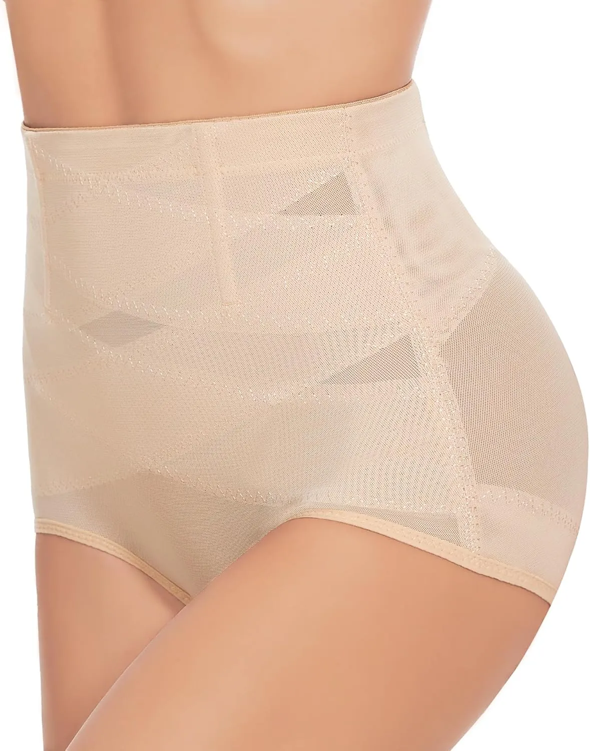 Tummy Control Shapewear Panties for Women-High Waisted Body Shaper Underwear Seamless Shapewear Panty Girdle