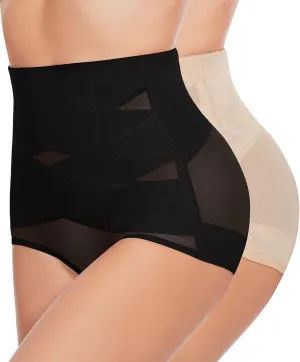 Tummy Control Shapewear Panties for Women-High Waisted Body Shaper Underwear Seamless Shapewear Panty Girdle