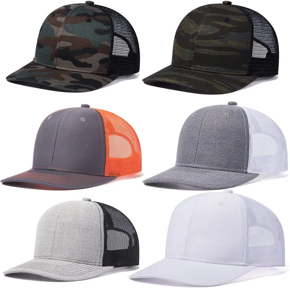 Wholesale Custom Hat Custom Text/Logo Embroidered Hat for Men Women Trucker Hat