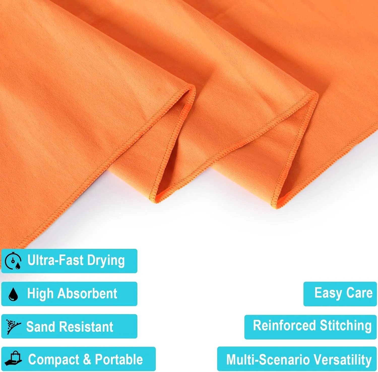Your Choice Quick Dry Towel - Super Absorbent Microfiber for Gym, Travel, Camping | Ultra Compact & Lightweight