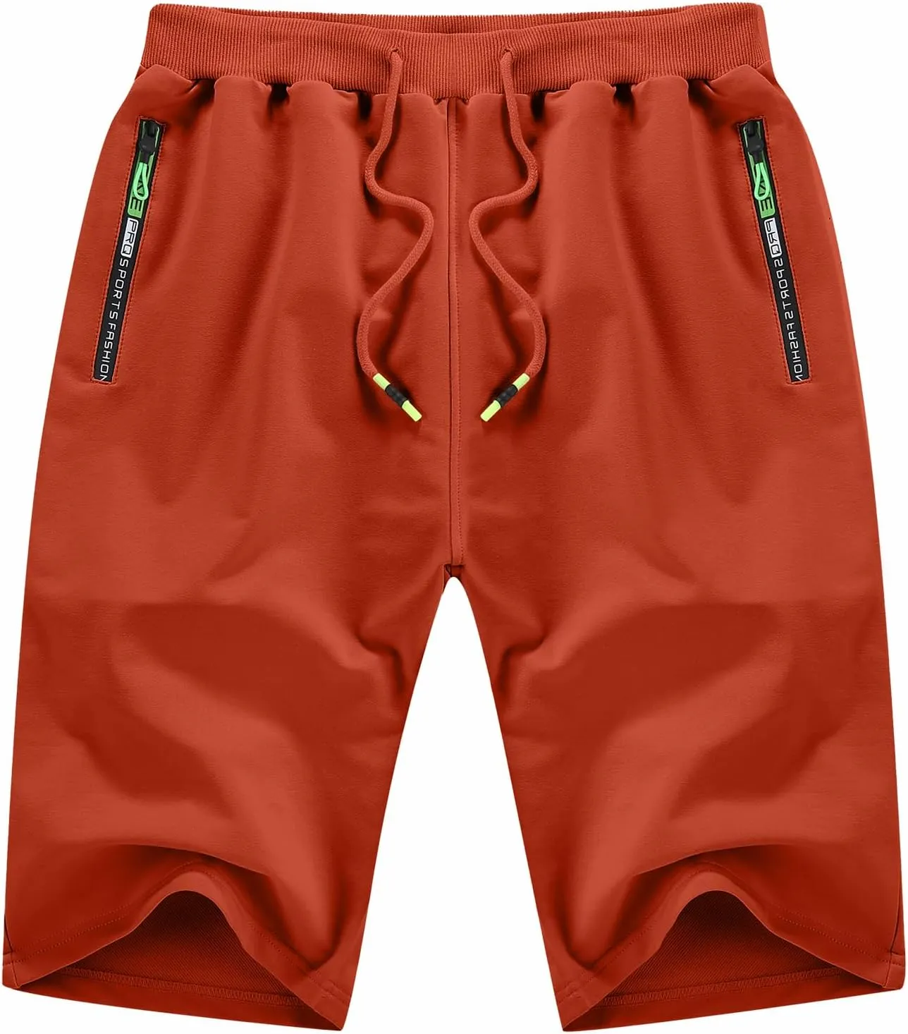 YTD Men's Shorts Casual Classic Fit Drawstring Summer Beach Shorts with Elastic Waist and Pockets